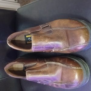 GBX LEATHER SLIP ON SHOES